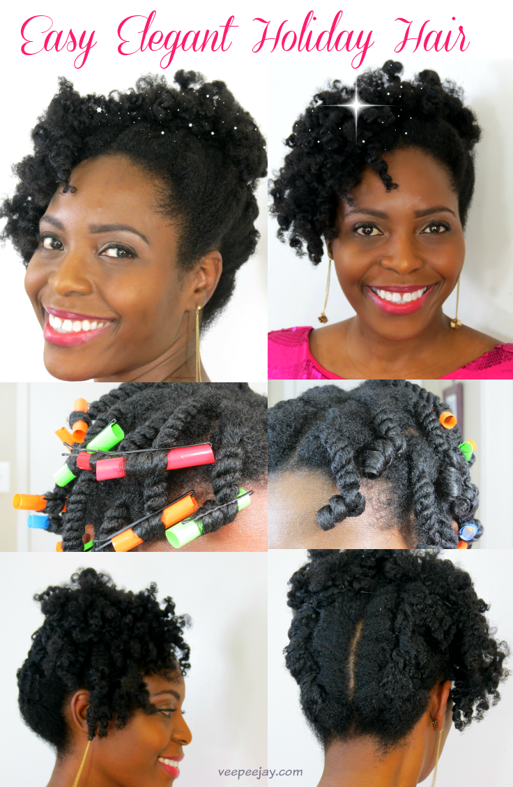 Easy Elegant Holiday Hair Style | Shea Moisture JBCO Collection