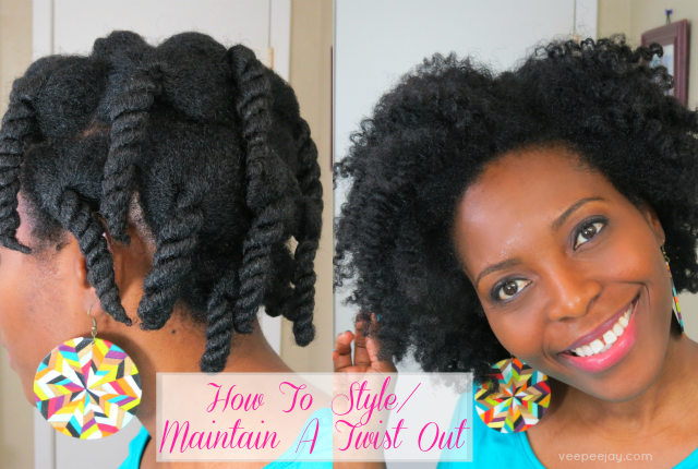 How To Maintain/Style A Twist out | Natural Hair