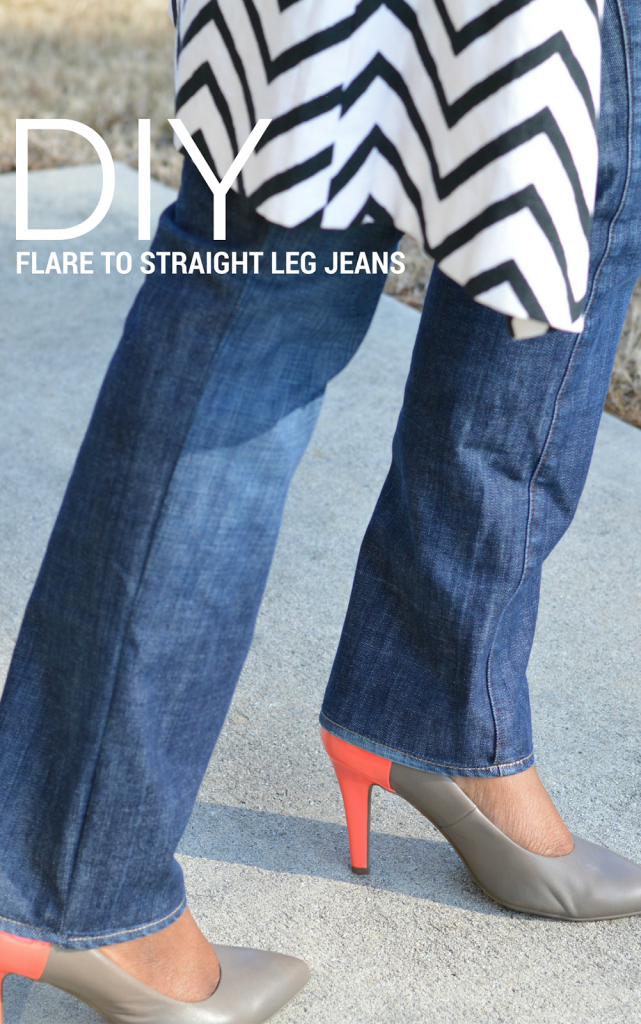 DIY-flare-to-straight-leg