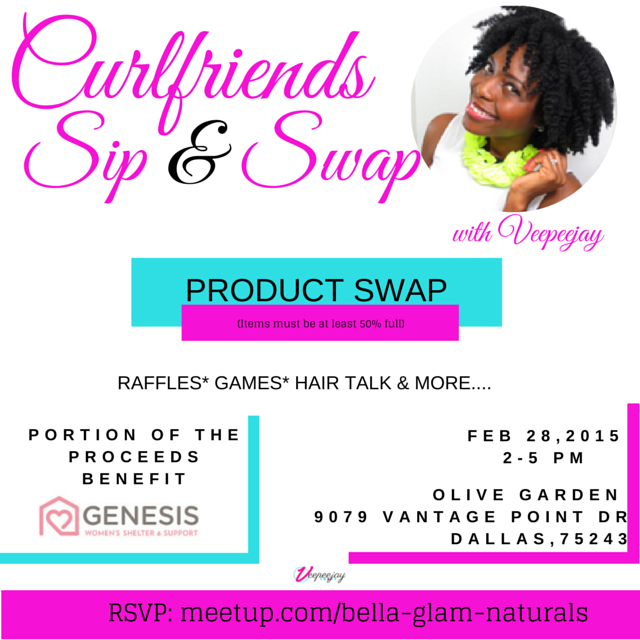Dallas Events | Curlfriends Sip & Swap