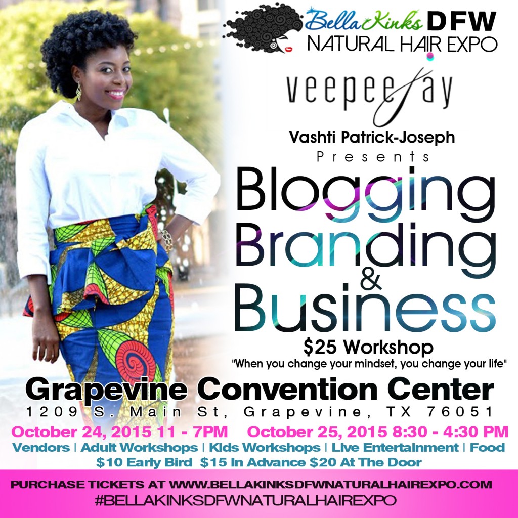 Blogging Branding Business Workshop - VeePeeJay