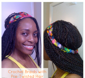 Hair Time Out: Crochet Braids (with Pre-twisted Hair) - VeePeeJay