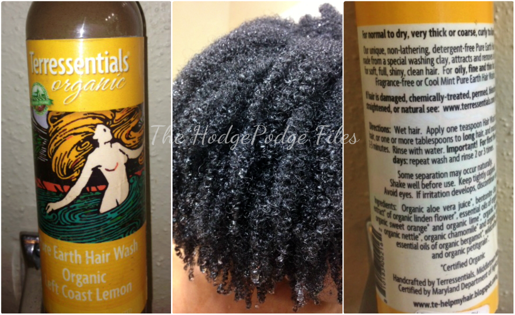 Terressentials Pure Earth Hair Wash. I tried it.....