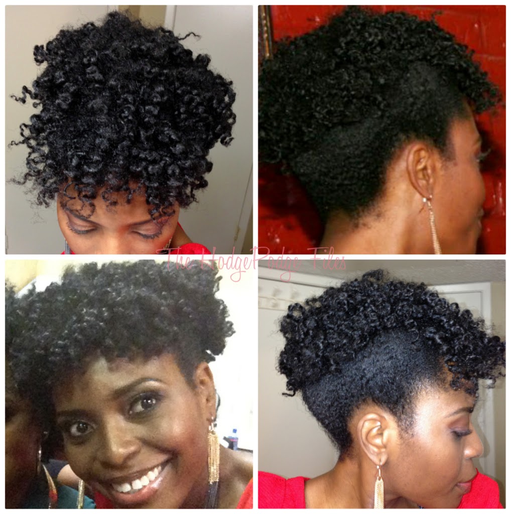Curly Fro Updo