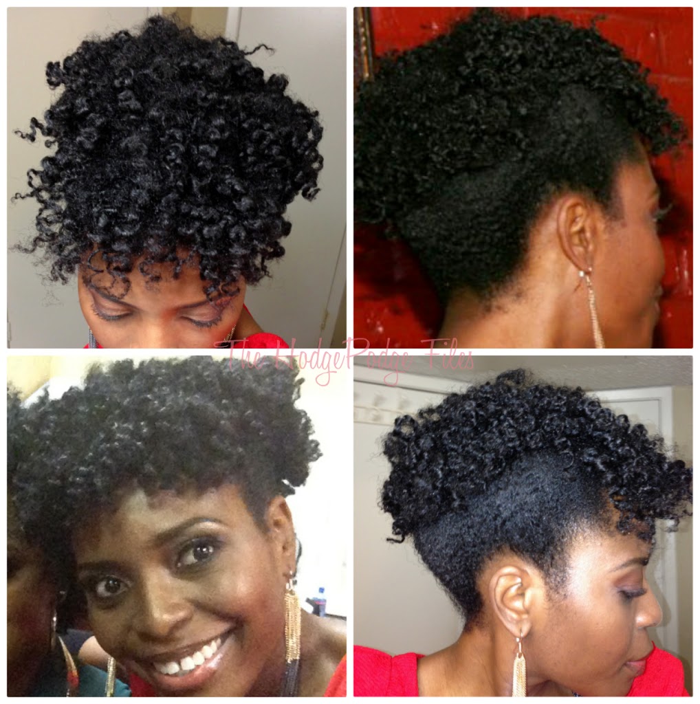 Curly Fro Updo - VeePeeJay