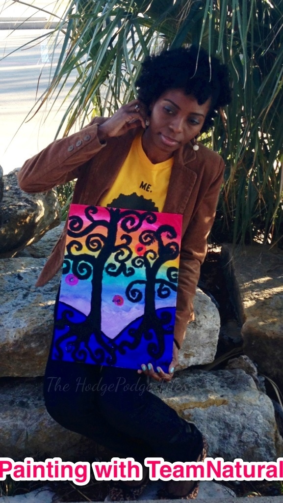 Painting with #TeamNatural