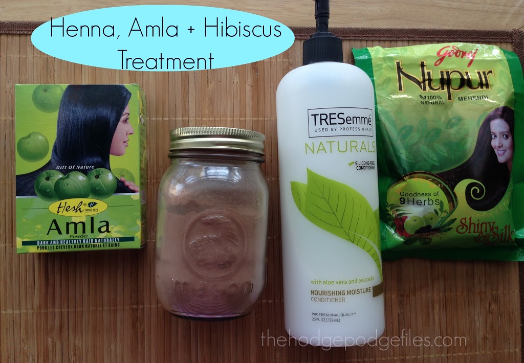 Ayurvedic Treatment: Henna, Amla + Hibiscus