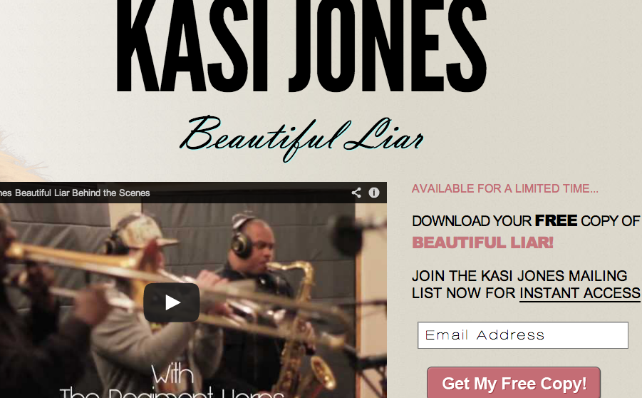 Free Music Monday ♦ Kasi Jones' "Beautiful Liar"