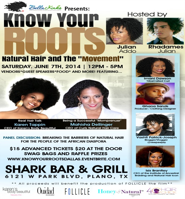Follicle Film fundraiser - Know Your Roots- Natural Hair & "The Movement"