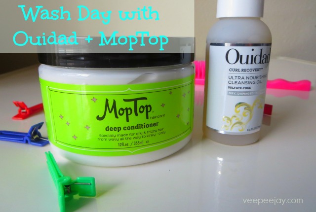 Wash Day with Ouidad Cleansing Oil & MopTop Deep Conditioner