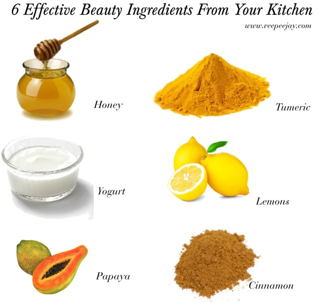 6 Effective Beauty Ingredients From Your Kitchen