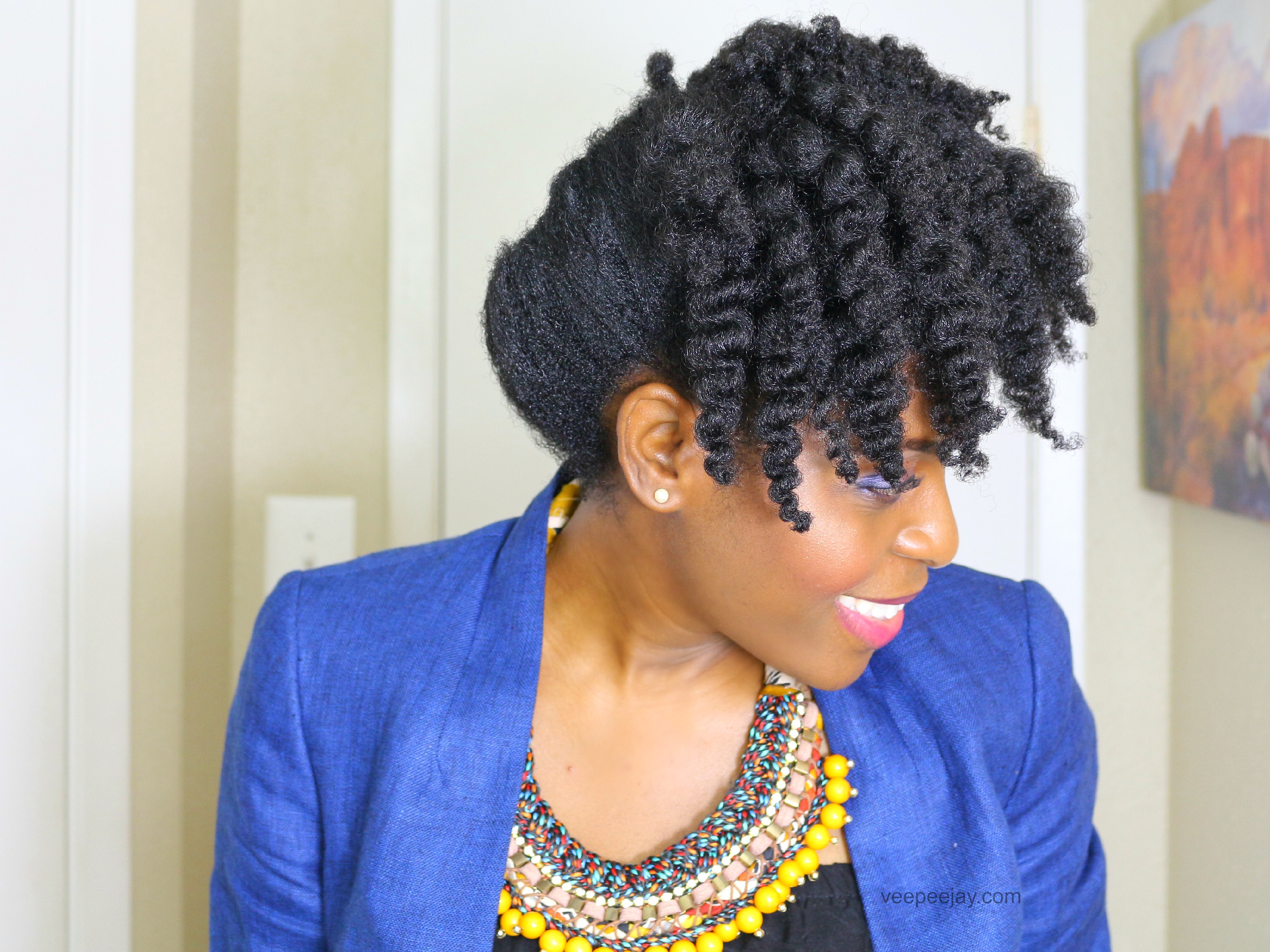 Quick And Easy Updo For Natural Hair Veepeejay