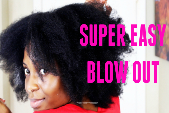 Natural Hair Blow Out: Sheamoisture Blow Out Cream + Conair Hair Designer
