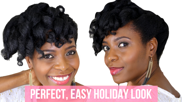The Perfect, Easy Holiday Hair Style