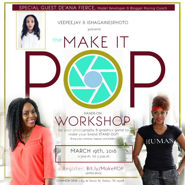 Make It Pop Workshop - Dallas