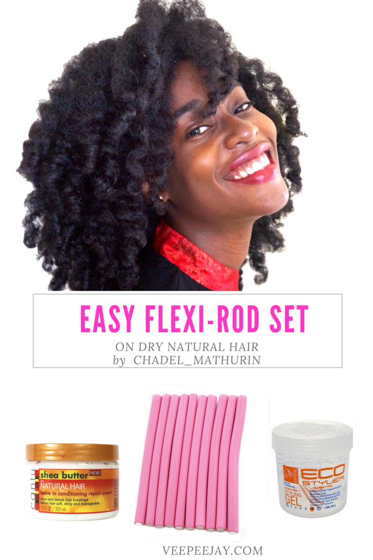 The Secret To Achieving the Perfect Flexi Rod Set on Dry Natural Hair